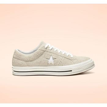 Converse One Star Vintage Suede Bezove - Panske Nízké Tenisky